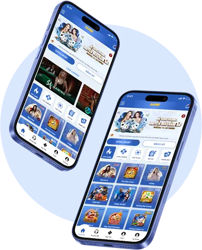 Biểu tượng điện thoại với ứng dụng Vinbet