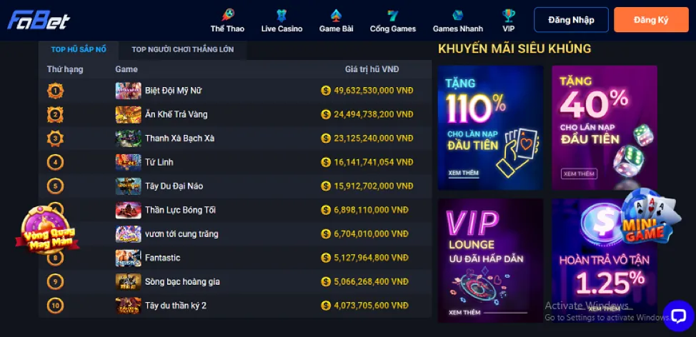 Hướng dẫn đăng nhập vinbet link vào